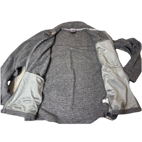 Patagonia Classic Synchilla Fleece Jacket Mens Large Full Zip Grey Gray READ - Picture 9 of 12